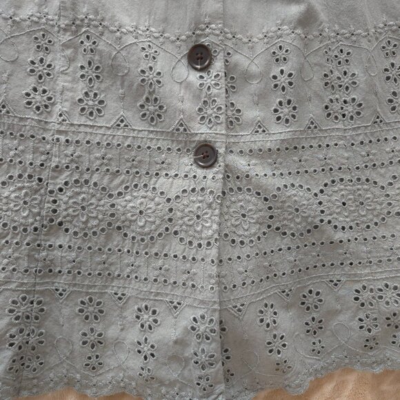 GAP Slate Green Cotton Strappy Dress - Size 4 - Picture 4 of 7